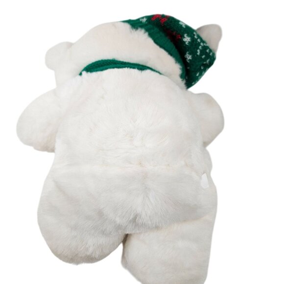 Kmart Holiday Bear Plush 10th Anniversary Limited Edition 1996 Green Hat Scarf - Picture 8 of 10